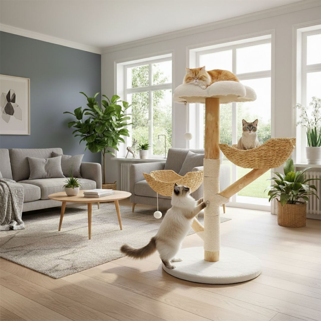 Arbres à chat en bois